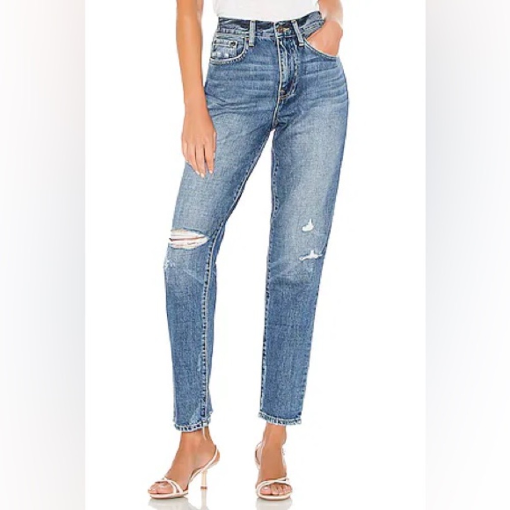 Pistola Presley High Rise Vintage 90s Roller Straight cut denim